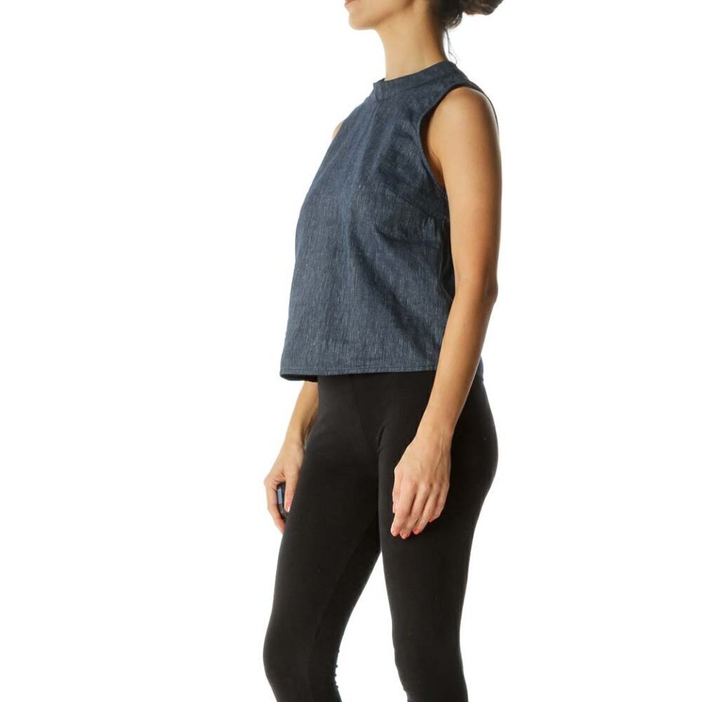 BCBGeneration Blue Tank Top - Picture 3 of 3